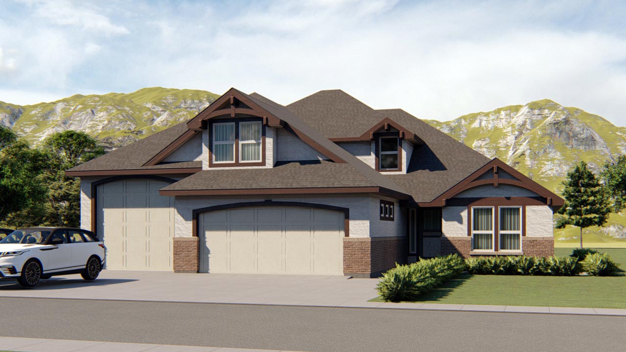 3D visualization of a home